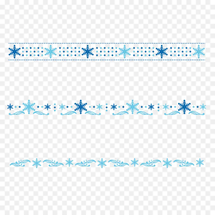 Bordures De Flocon De Neige，Hiver PNG