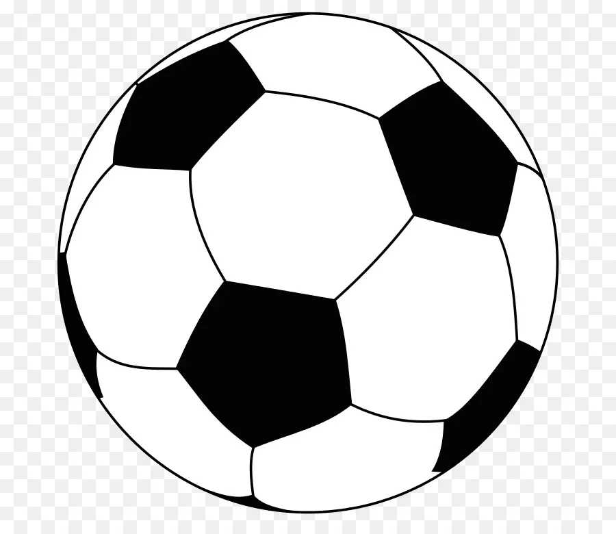 Ballon De Football，Noir Et Blanc PNG