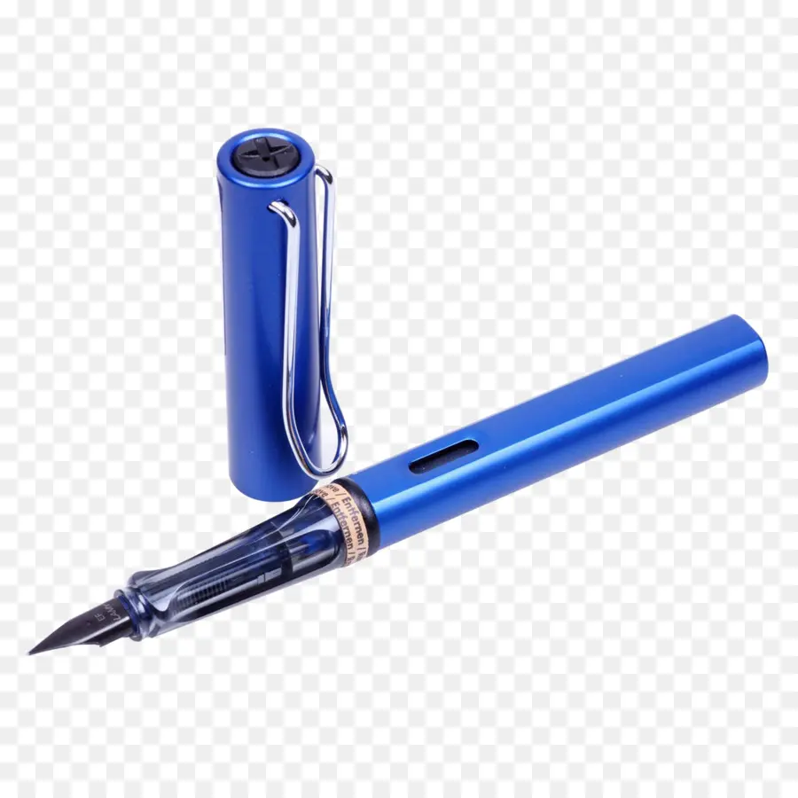 Stylo Plume Bleu，En écrivant PNG