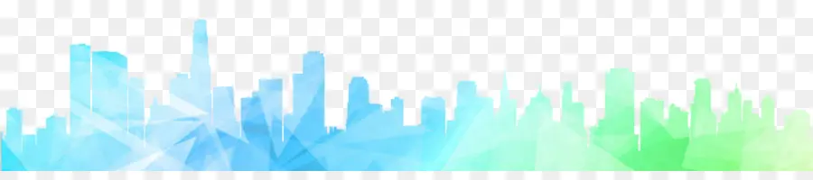 Horizon De La Ville，Bleu PNG