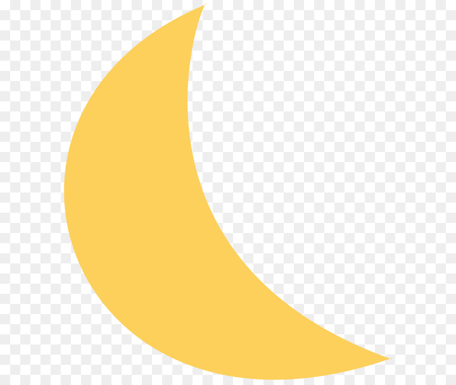 Croissant De Lune Jaune，Croissant PNG