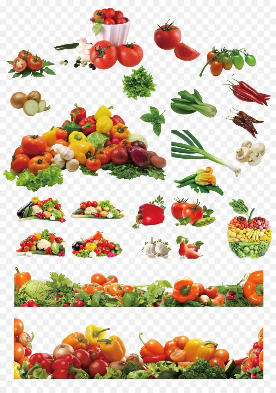 Cuisine Végétarienne，Légumes PNG
