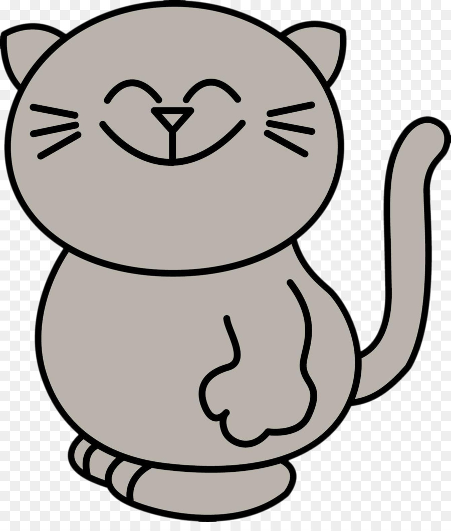 Chat Souriant，Animal De Compagnie PNG