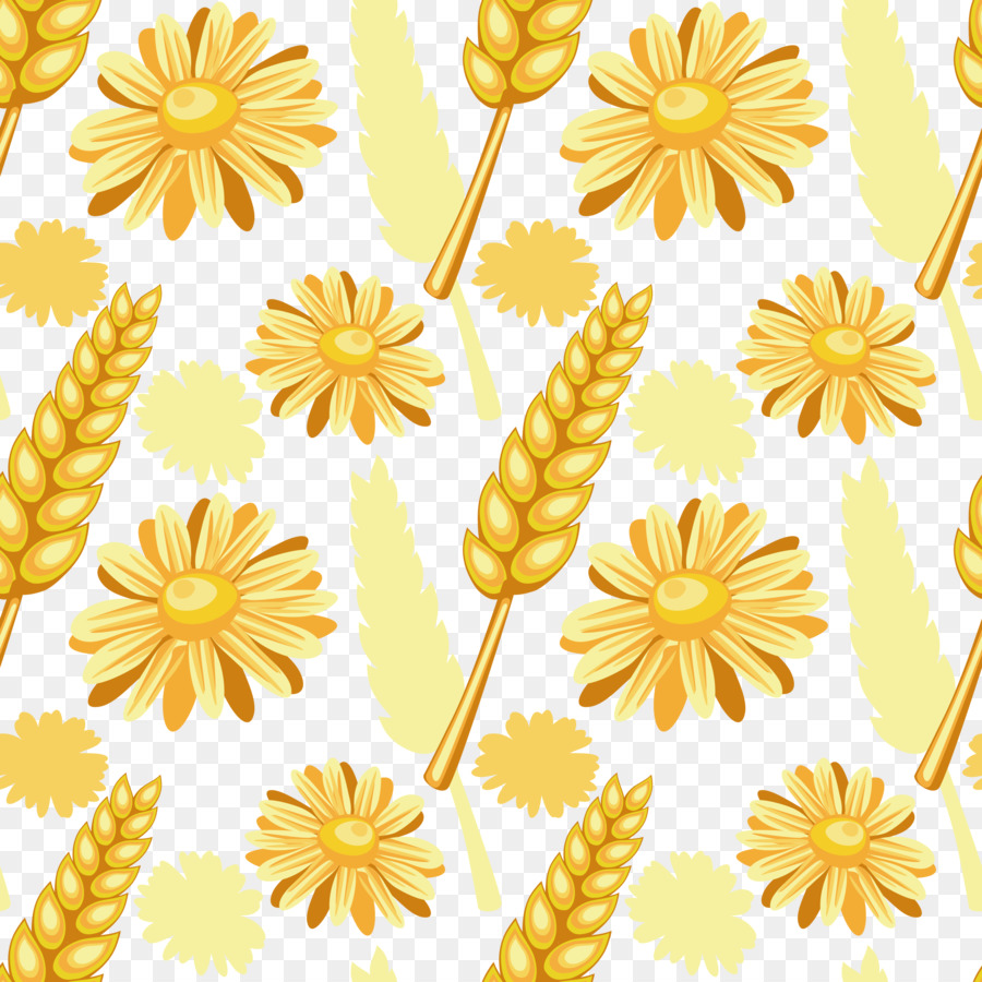 Blé Et Fleurs，Grain PNG