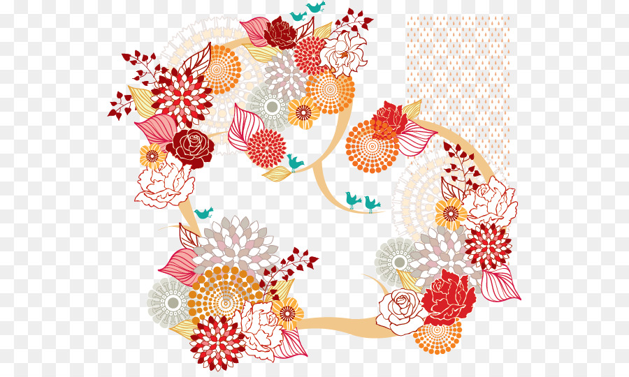 Couronne Florale，Fleurs PNG