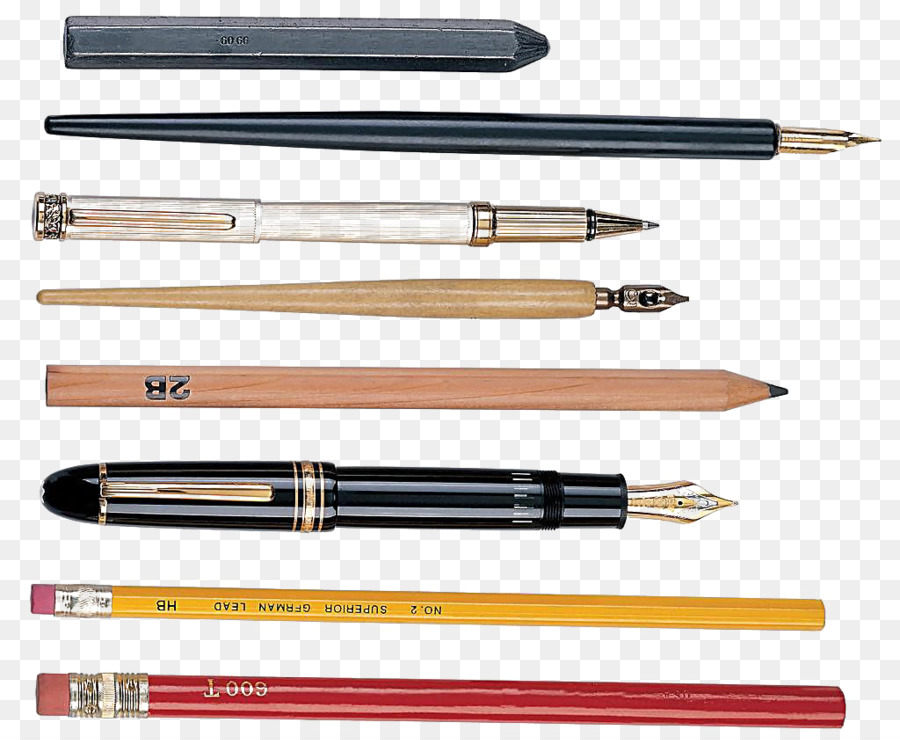 Stylos Et Crayons，En écrivant PNG