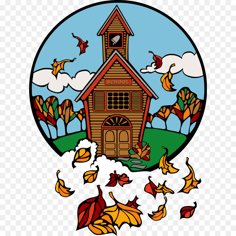 L école，L Automne PNG