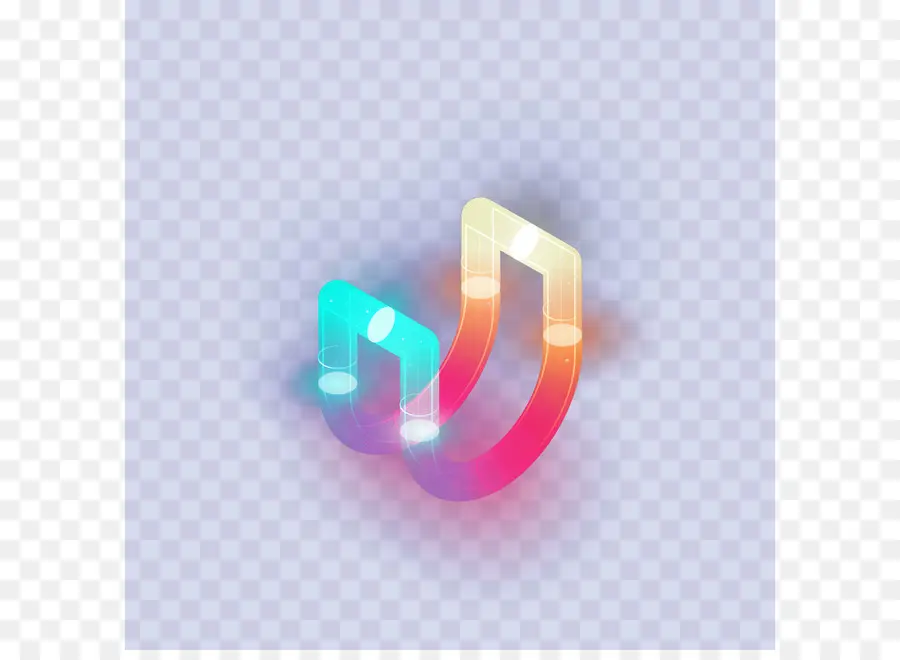 Notes De Musique，Coloré PNG