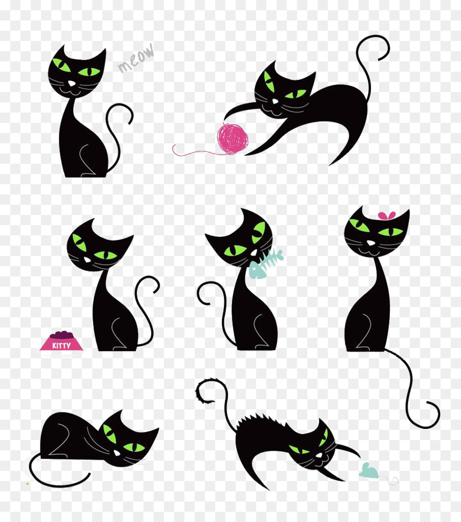 Chats Noirs，Espiègle PNG