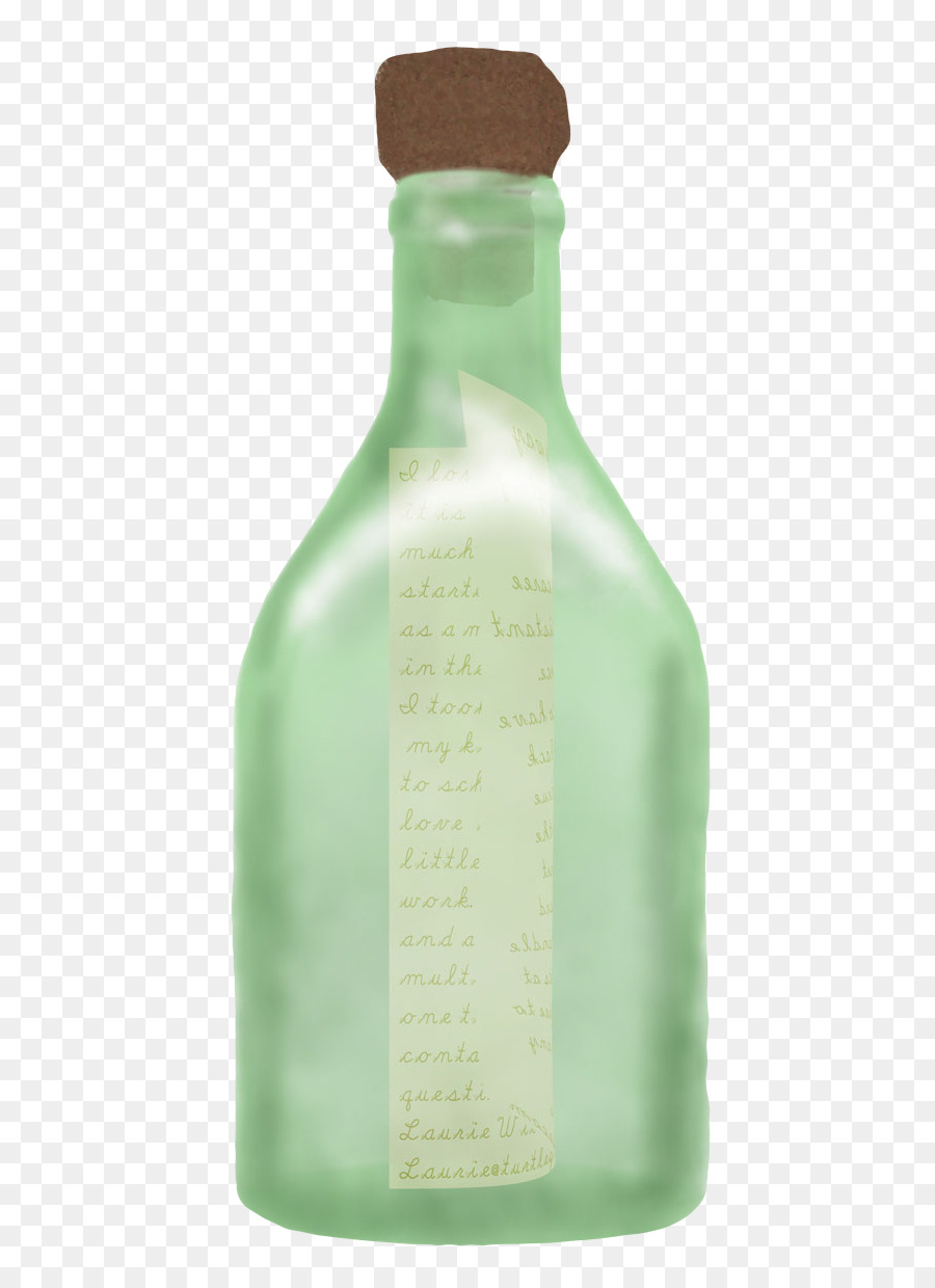 Bouteille，Message PNG