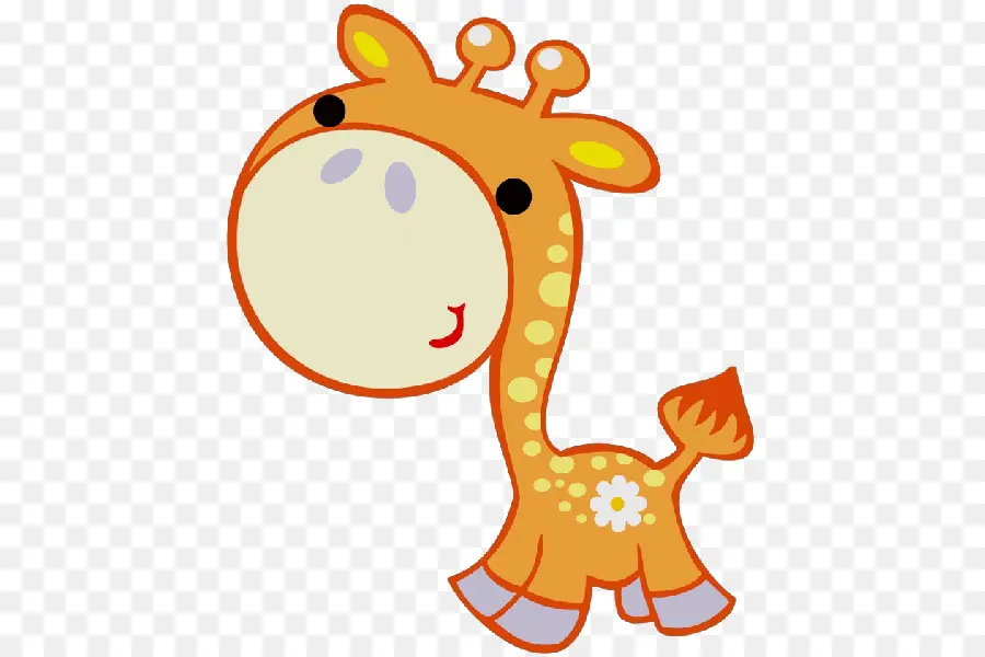 Girafe Mignonne，Dessin Animé PNG