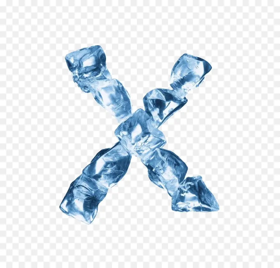 Lettre De Glace X，Glace PNG