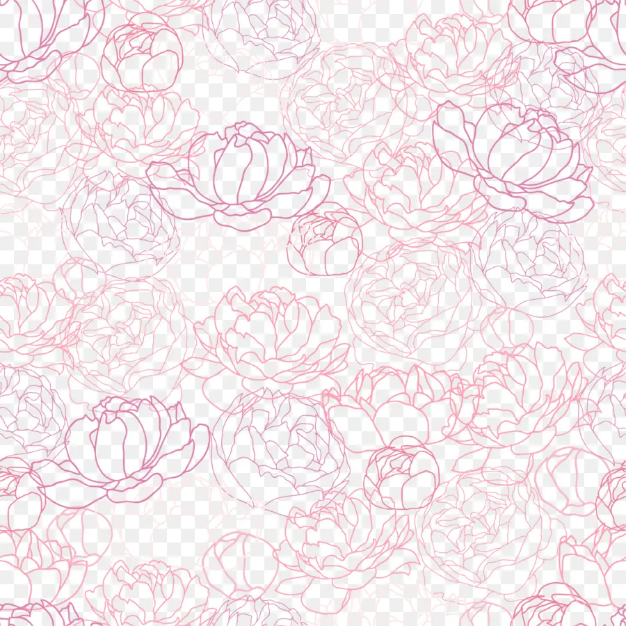 Motif Floral Rose，Fleurs PNG