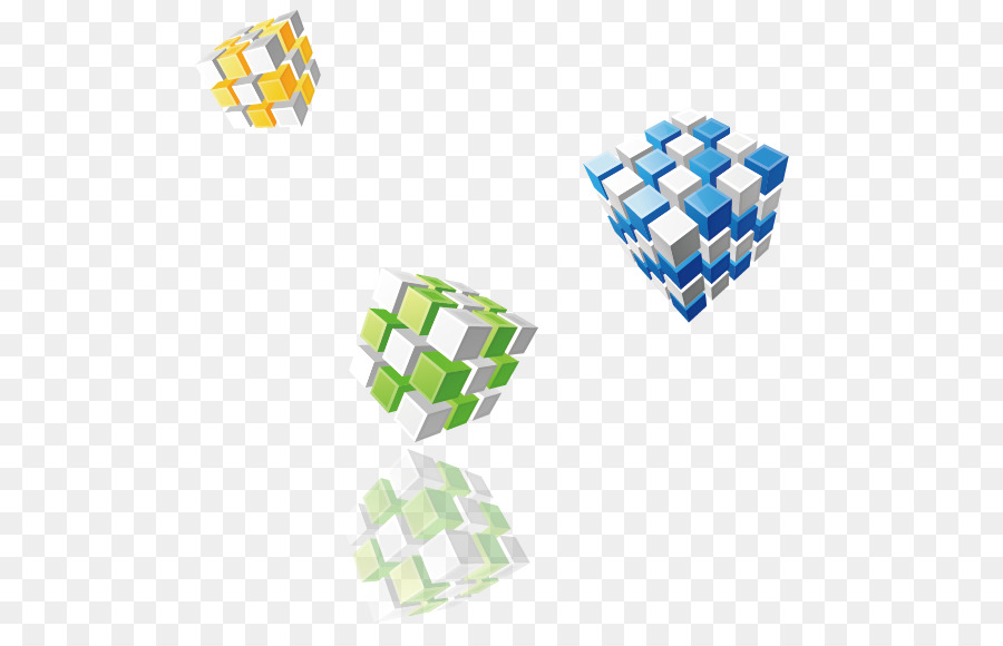 Cubes 3d，Blocs PNG