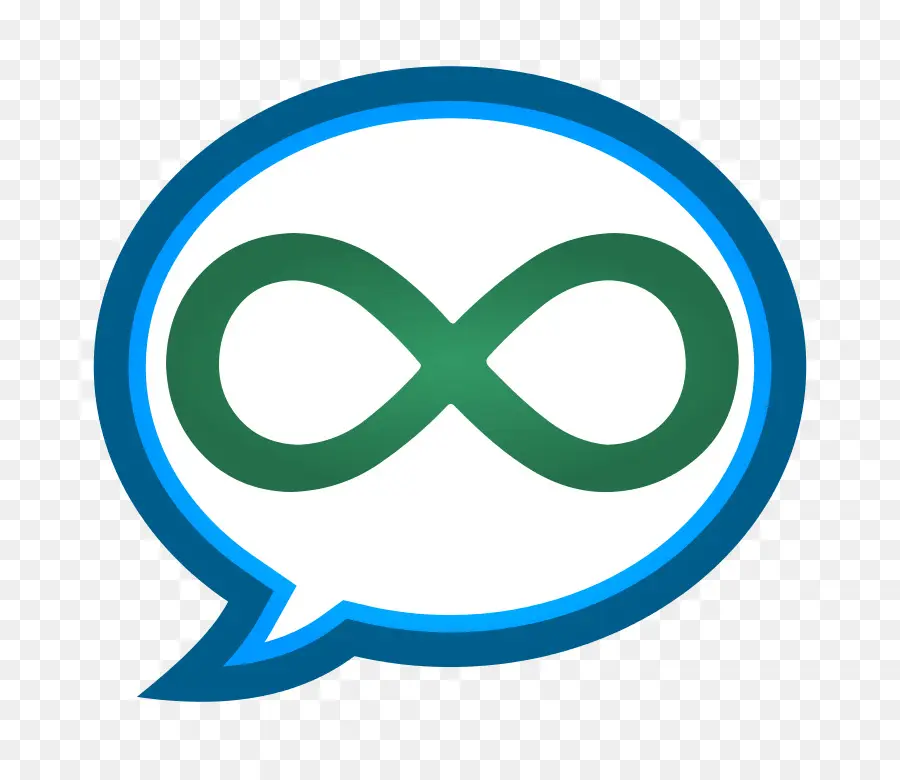 Symbole De L'infini，Bulle De Dialogue PNG