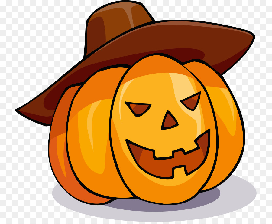 Citrouille Avec Chapeau，Jack O' Lanterne PNG