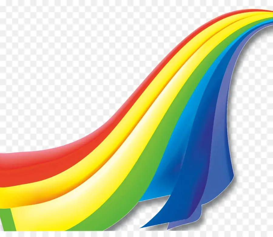 Lignes Arc En Ciel，Coloré PNG