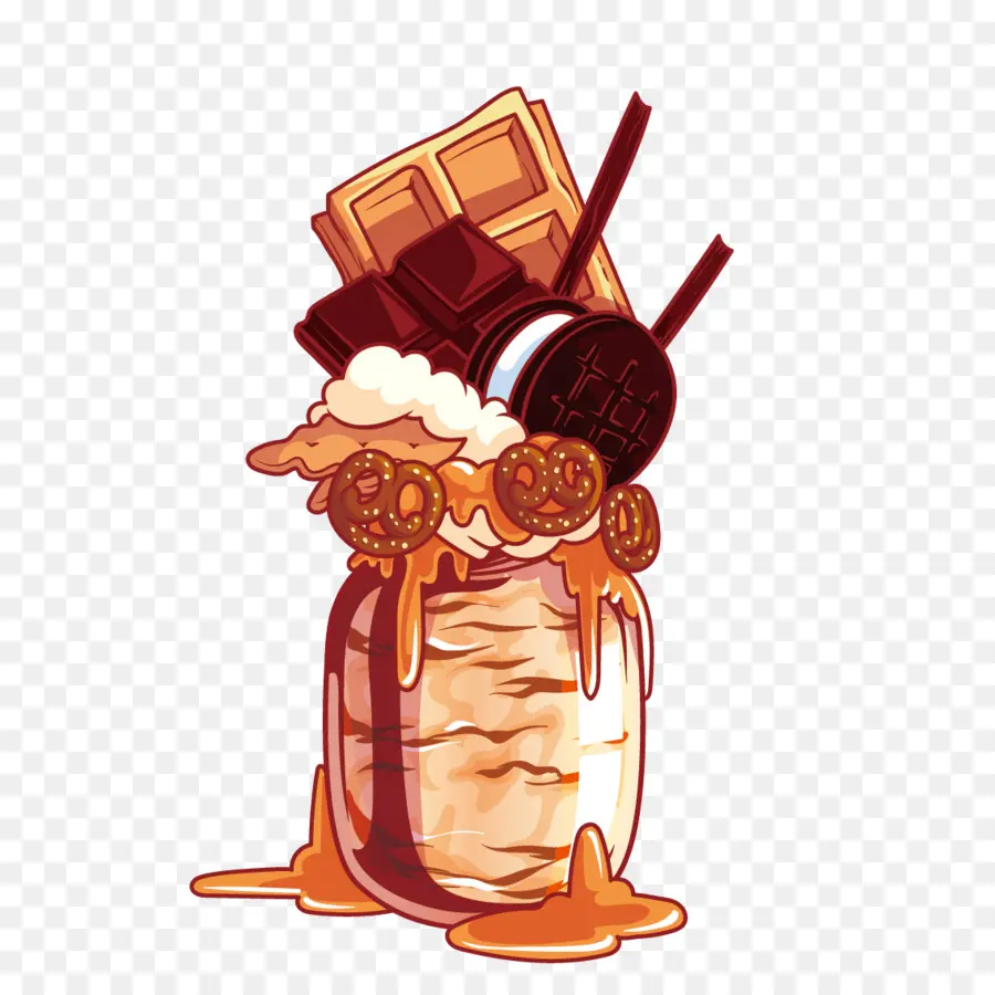 Crème Glacée，Milk Shake PNG