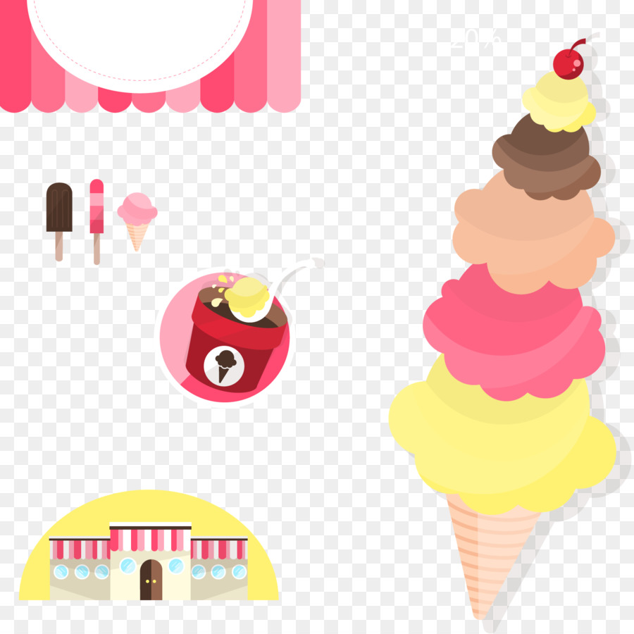 Glace，Dessert PNG