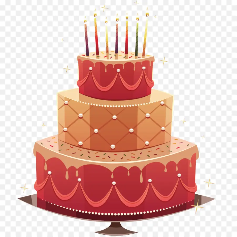 Gâteau D Anniversaire，Crème PNG