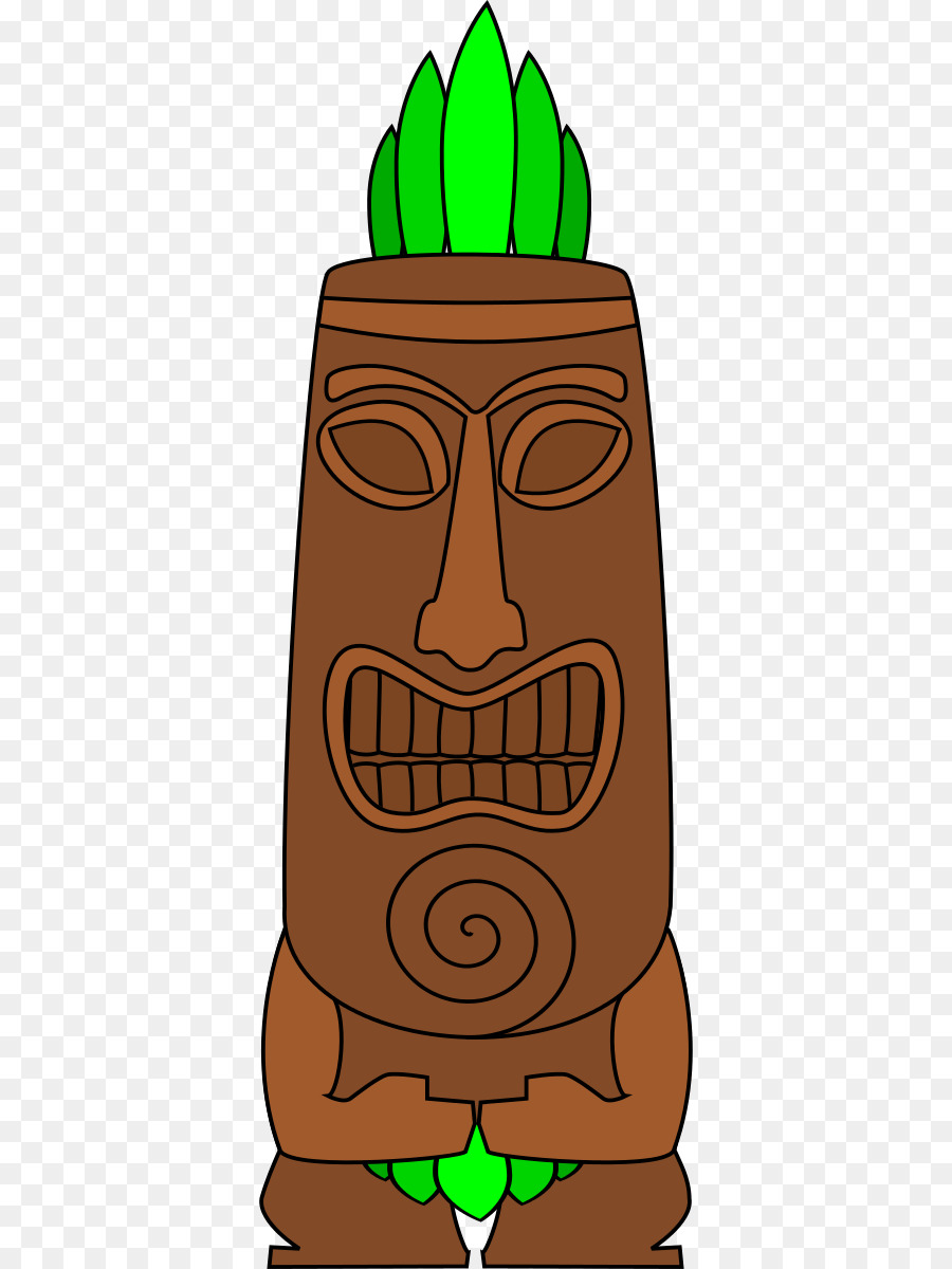 Statue Tiki，En Bois PNG