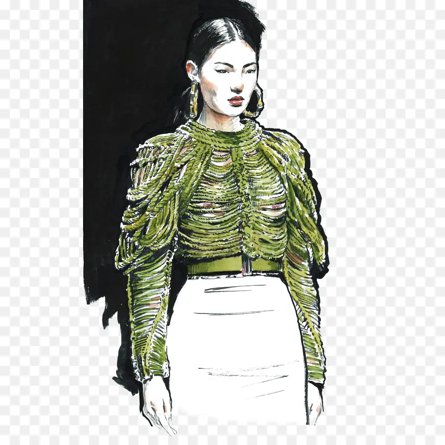 Illustration De Mode，Modèle PNG