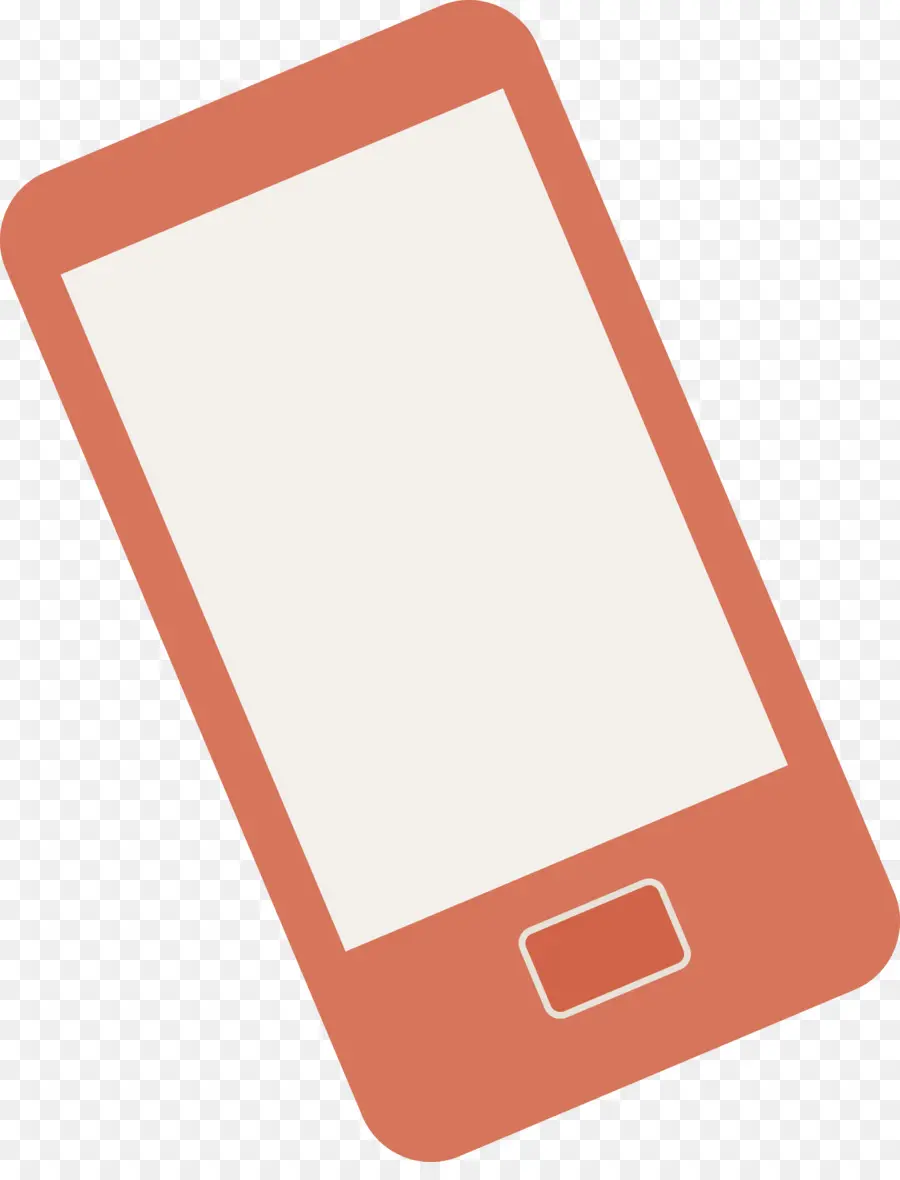 Smartphone Orange，Appareil PNG