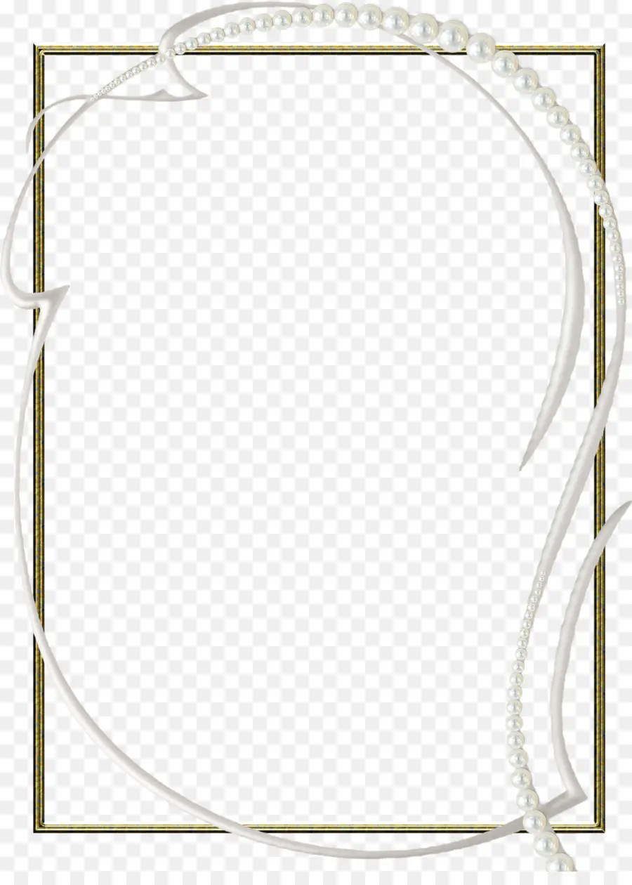 Cadre Décoratif，Perles PNG