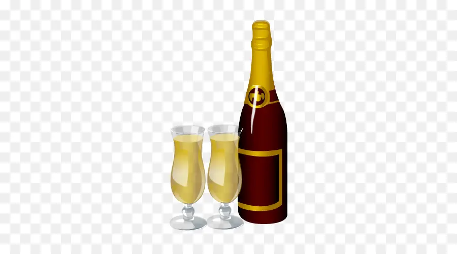 Bouteille De Champagne，Bouteille PNG