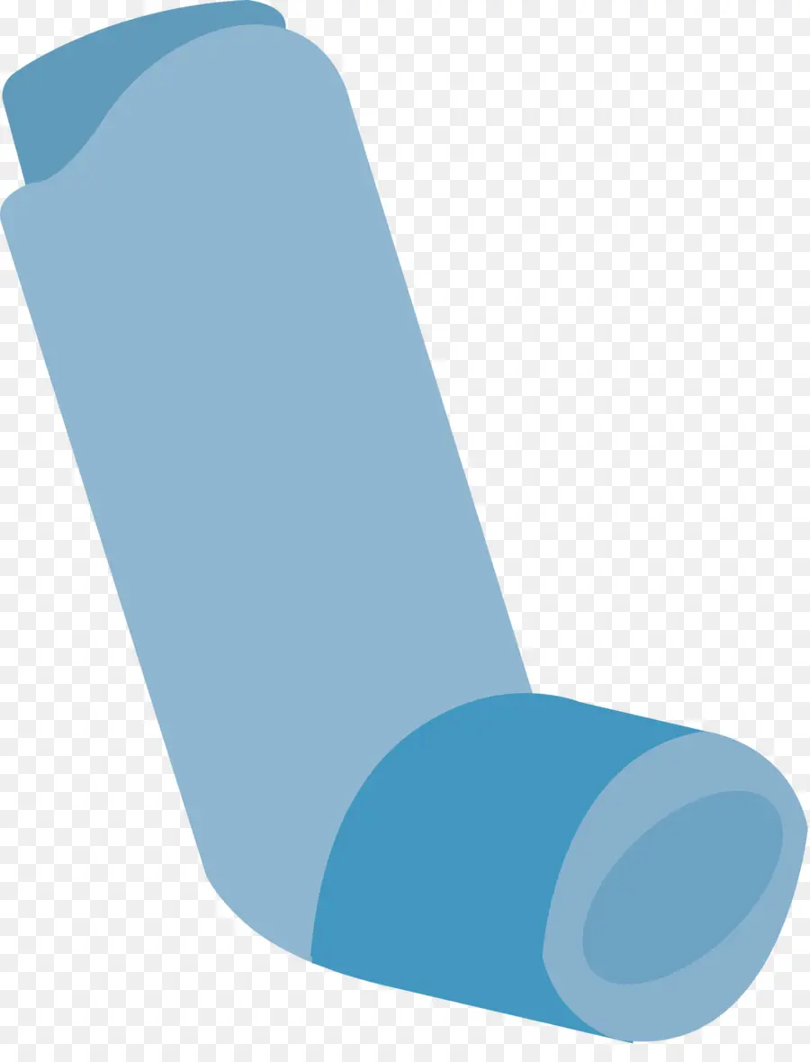 Inhalateur Bleu，Asthme PNG