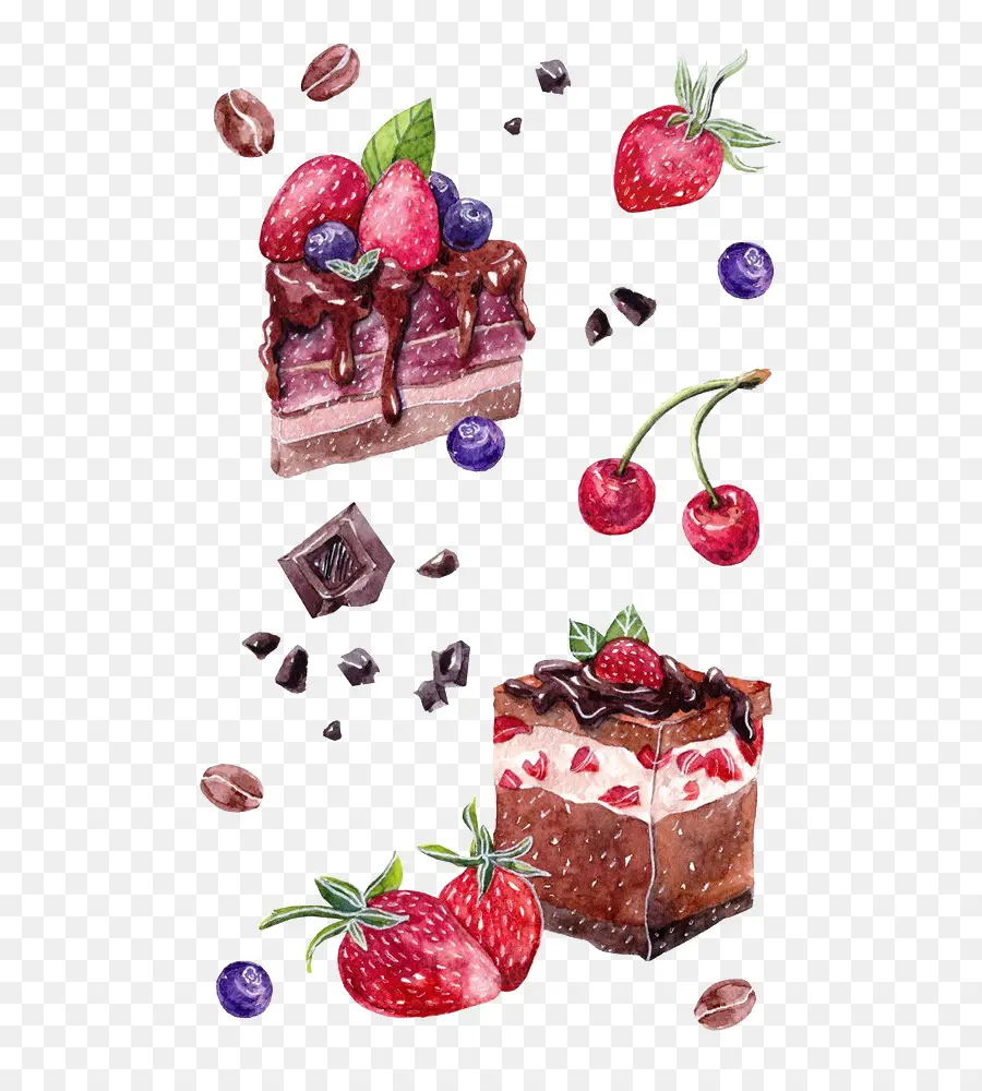 Cake，Gâteau à La Crème De Fraise PNG