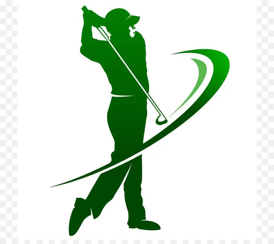 Golfeur，Vert PNG