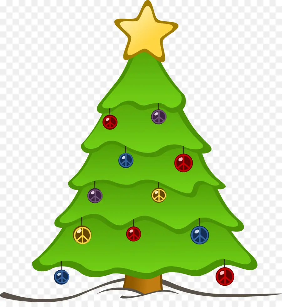 Arbre De Noël，Étoile PNG