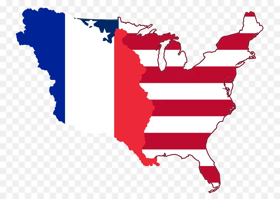 Carte Avec Drapeaux，Usa PNG