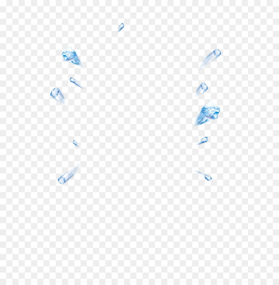 Gouttelettes D'eau，Bleu PNG