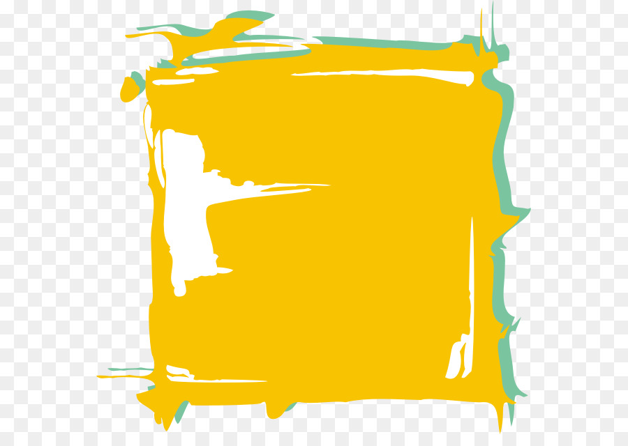 Éclaboussure De Peinture Jaune，Art PNG