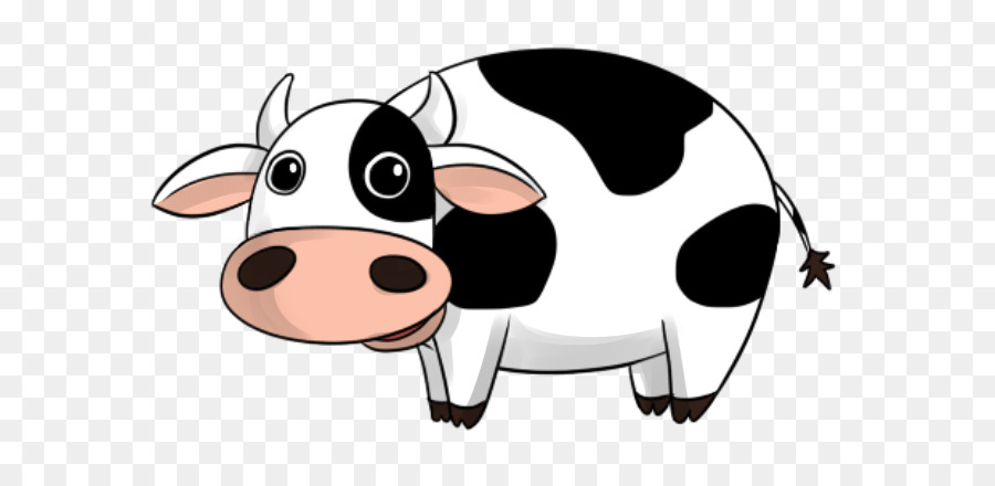 Visage De Vache De Dessin Animé，Animal PNG