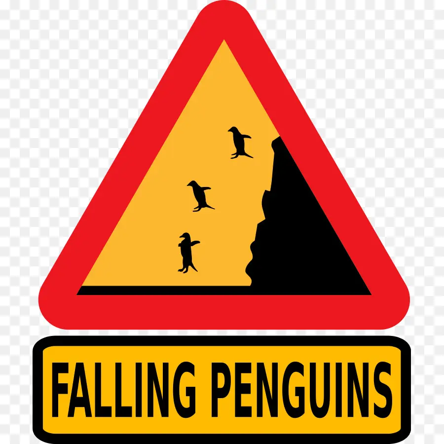 Pingouin，Signe De La Circulation PNG