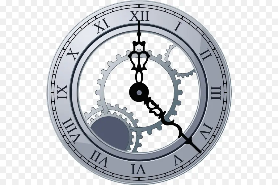 Horloge，Engrenages PNG