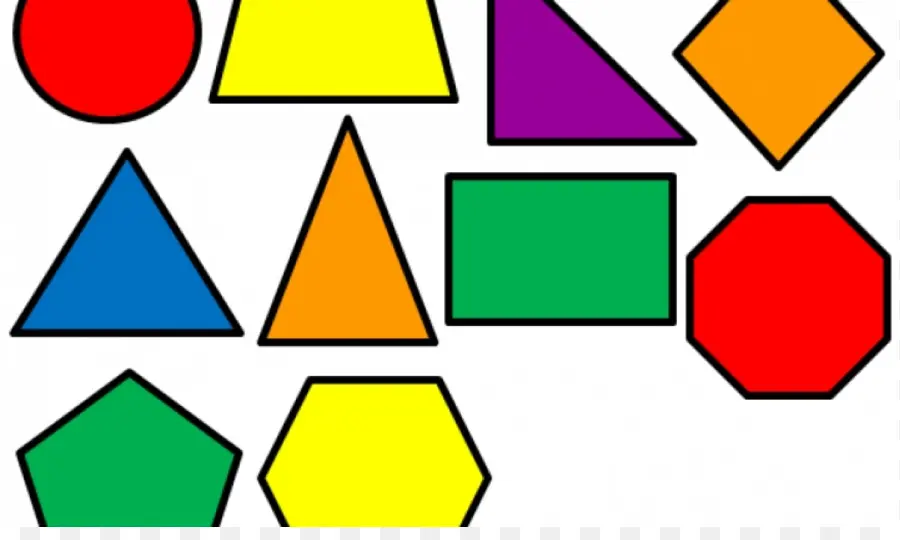 Formes Colorées，Géométrie PNG