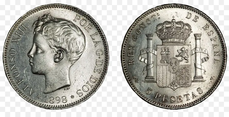 Pièce De Monnaie，Peseta PNG