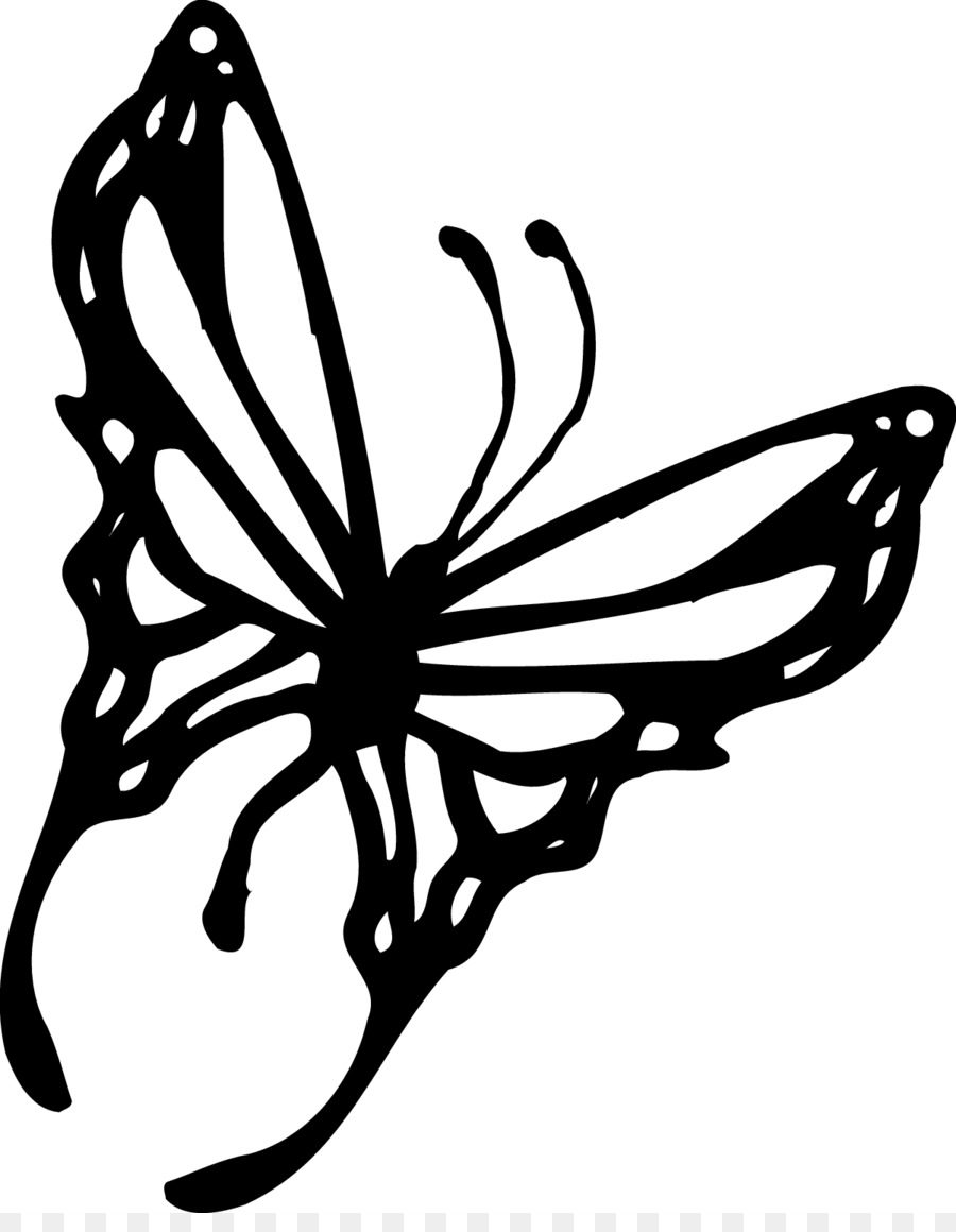 Papillon，Noir Et Blanc PNG