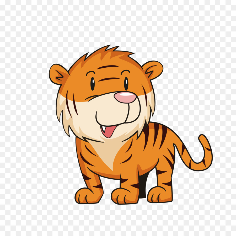 Tigre De Dessin Animé，Mignon PNG