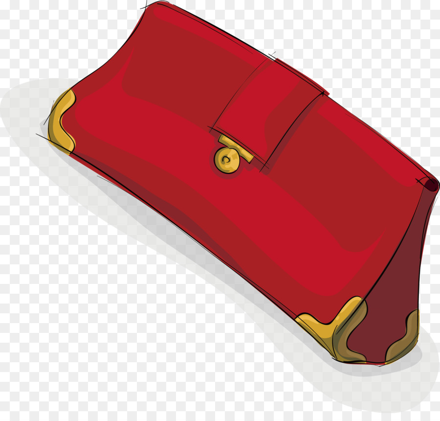 Sac à Main Rouge，Sac PNG