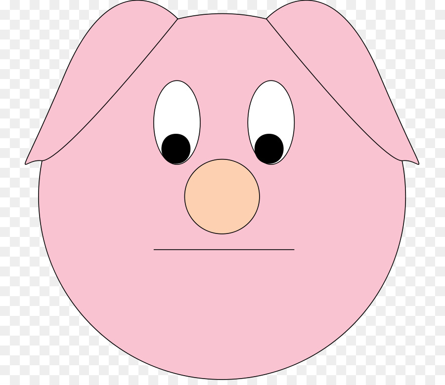 Visage De Cochon，Dessin Animé PNG