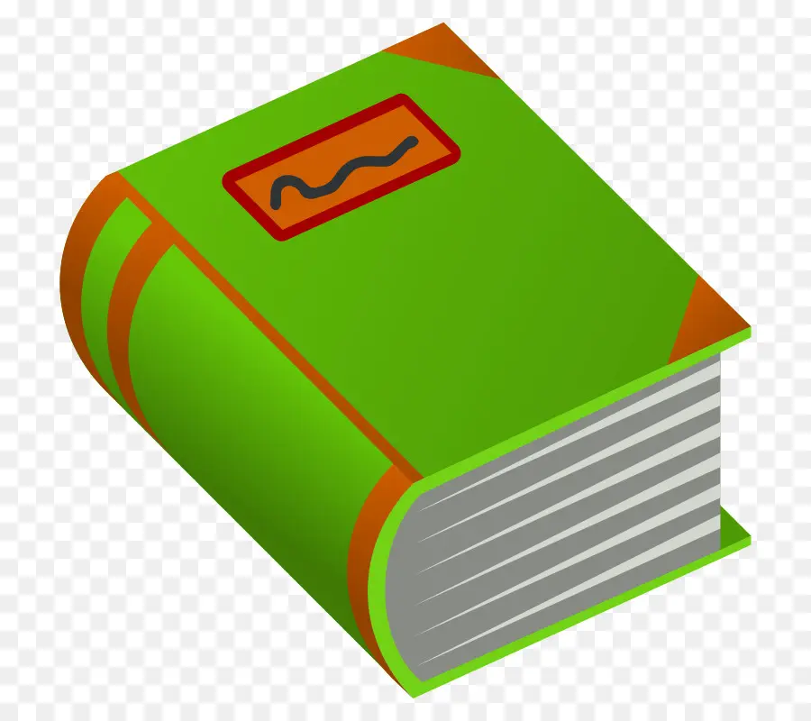 Livre Vert，Épais PNG