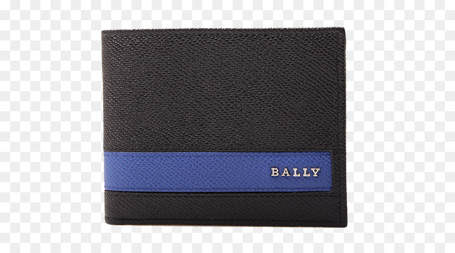 Portefeuille Noir，Bally PNG