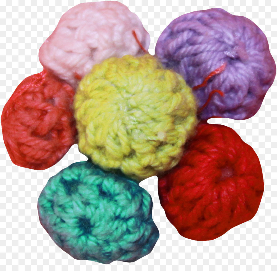 Boules De Fils Colorées，Tricot PNG