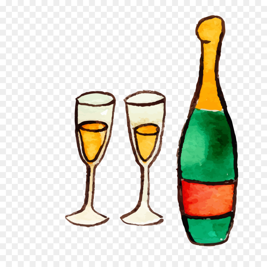 Champagne，Bouteille PNG