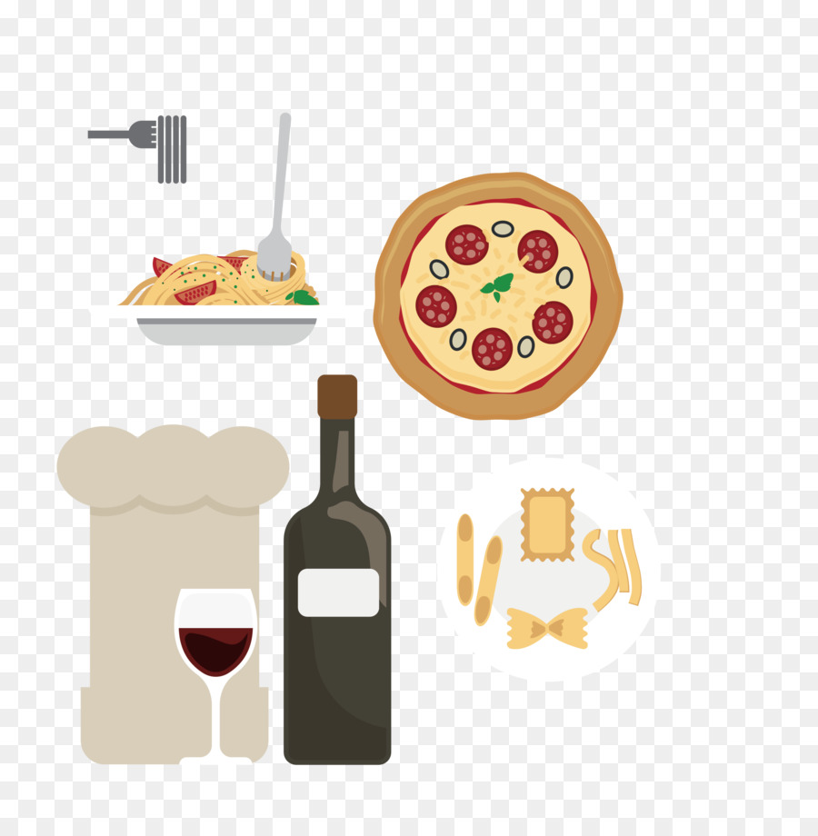 Cuisine Italienne，Pizza PNG